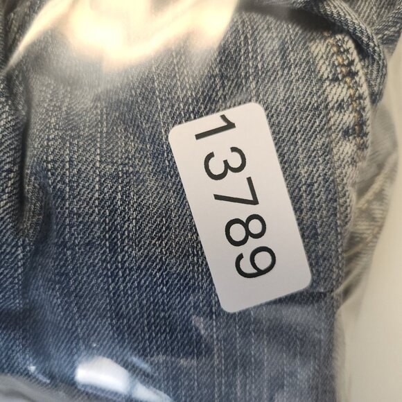 Buffalo Jeans Mens 34x30 Blue Loose Straight Distress Workwear Relaxed Cotton - Picture 12 of 12